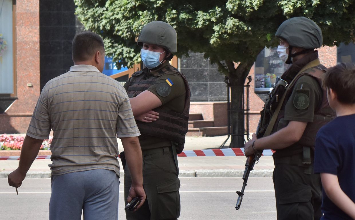 Захват заложников в Луцке