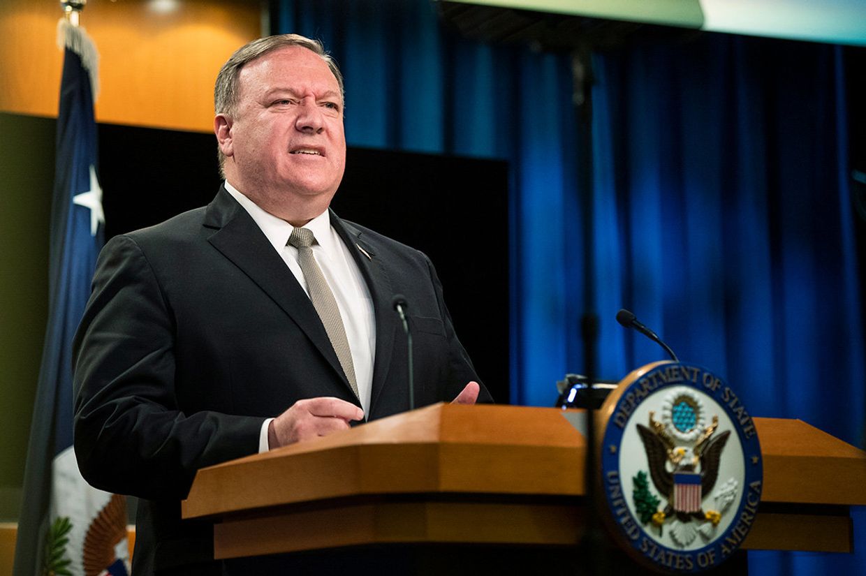 Госсекретарь США Майк Помпео