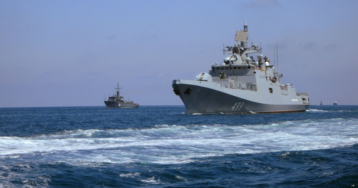 Парад ВМФ в Сирии