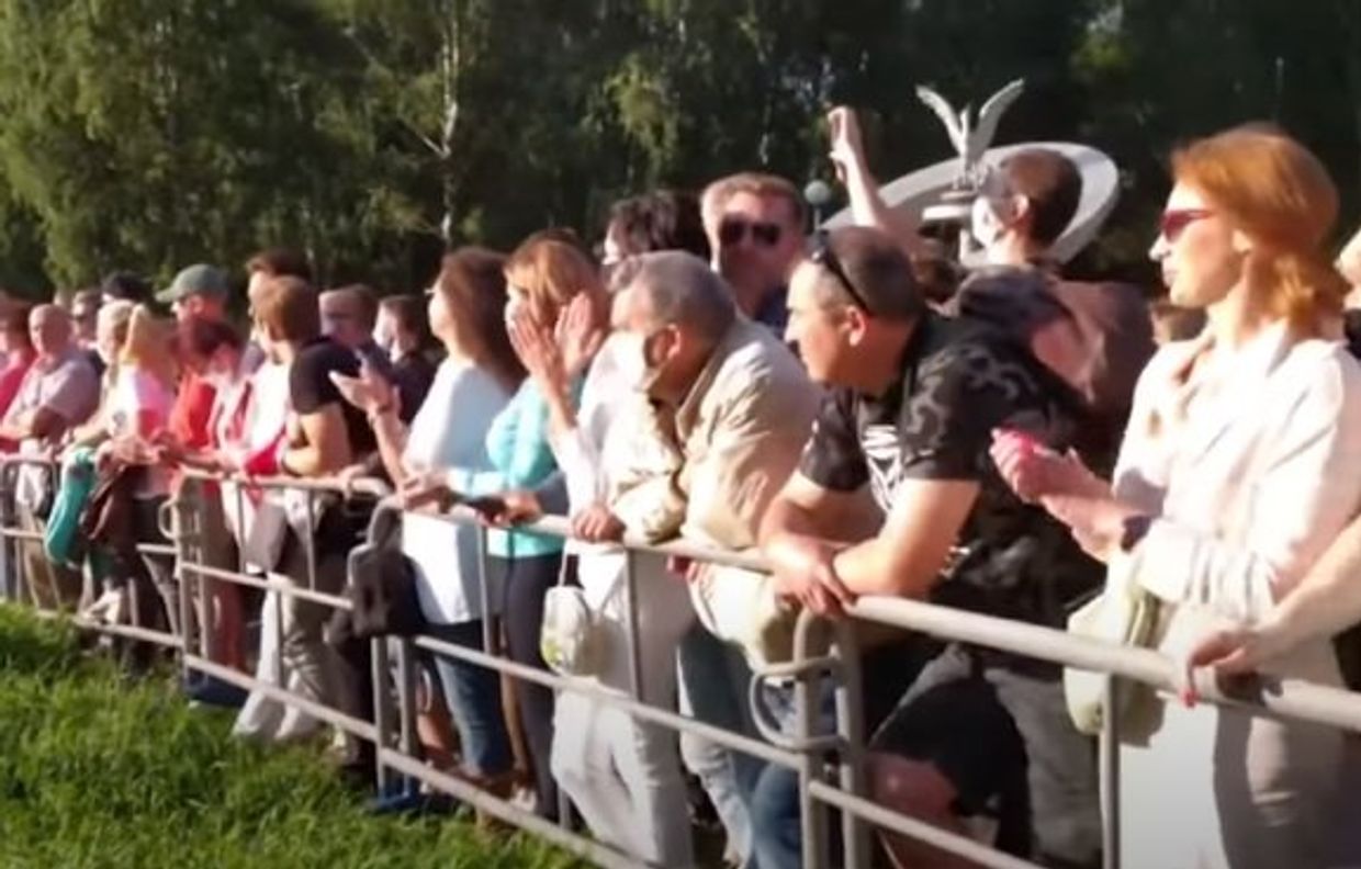 В Минске прошел большой митинг Тихановской