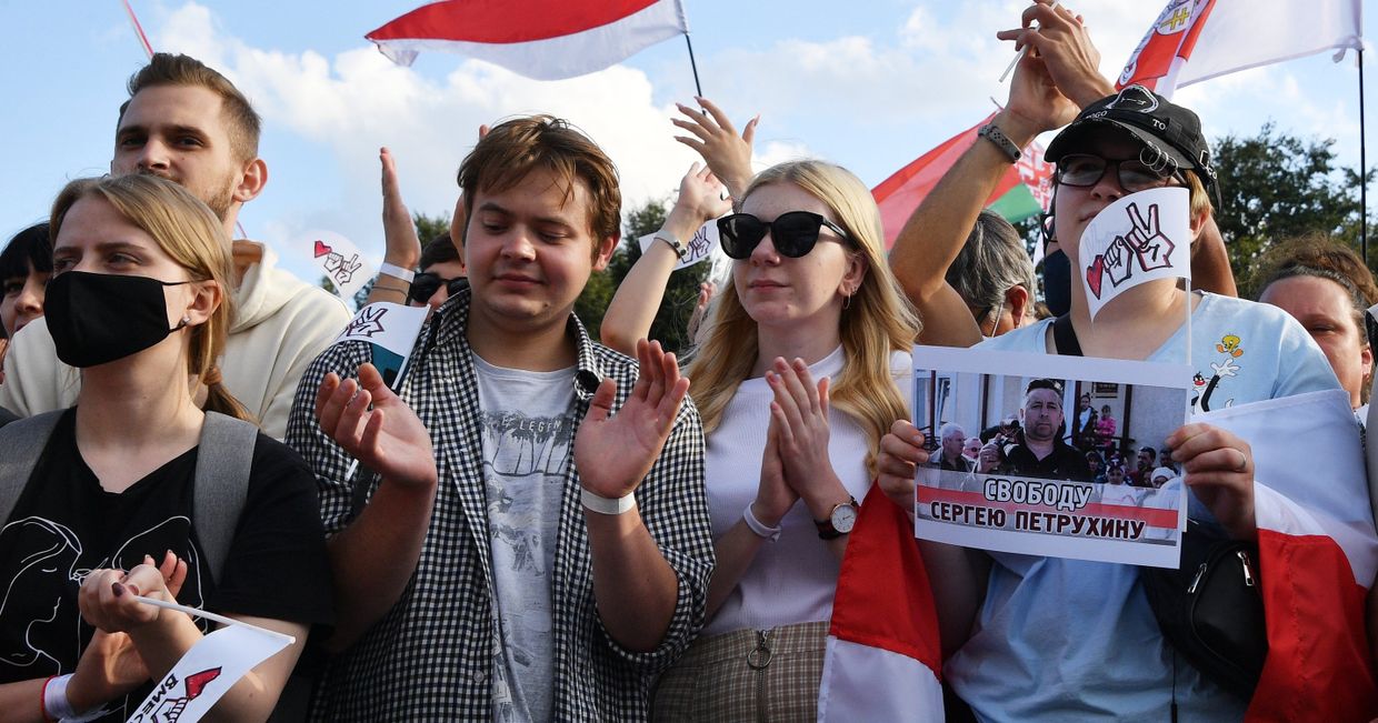 Встреча с избирателями кандидата в президенты Белоруссии С. Тихановской Встреча с избирателями кандидата в президенты Белоруссии С. Тихановской