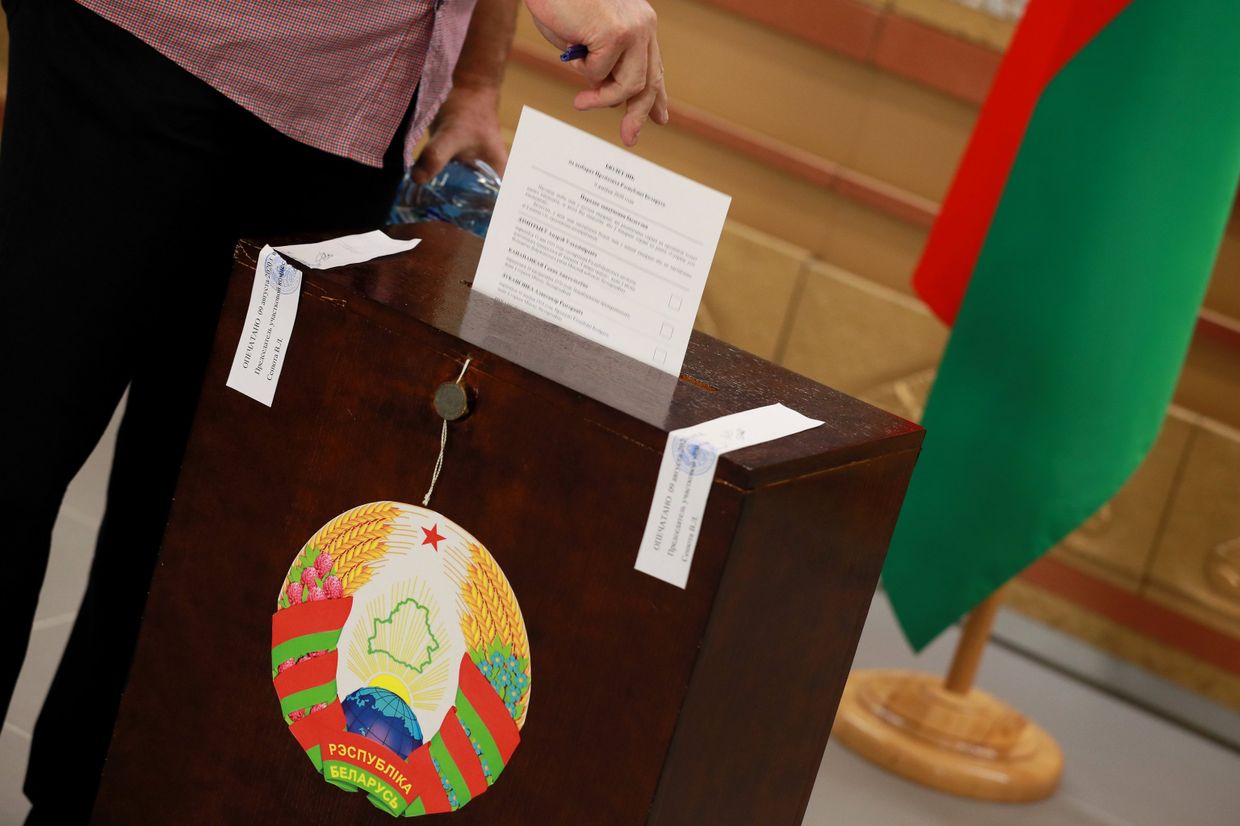 Голосование на выборах президента Белоруссии в Москве