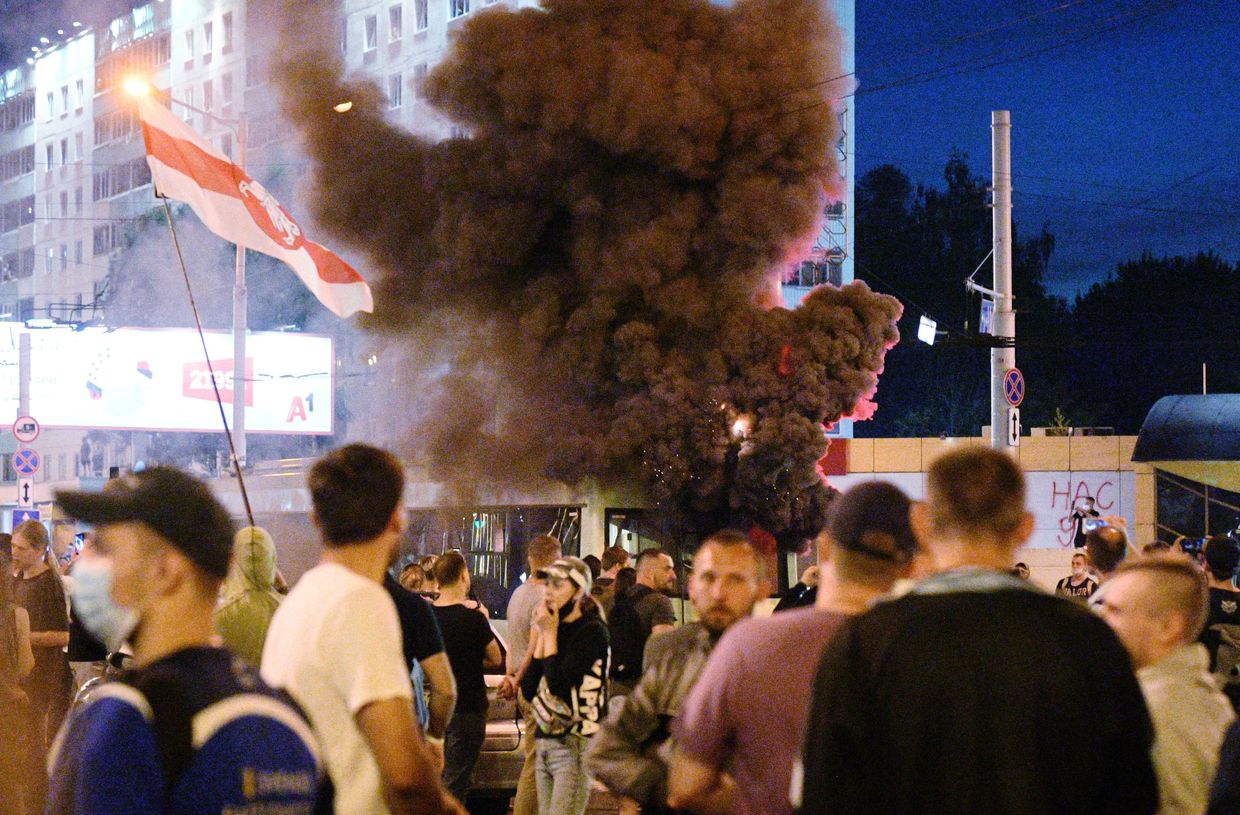Протесты в Минске