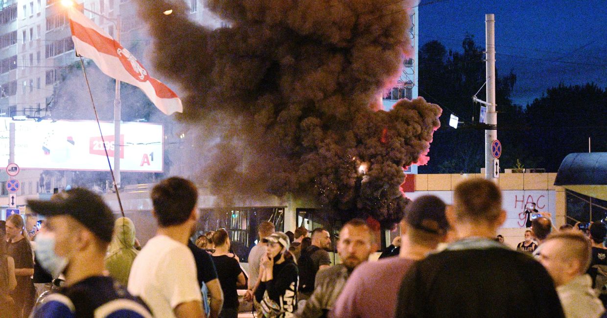 Протесты в Минске