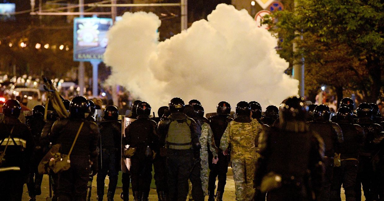 Протесты в Минске
