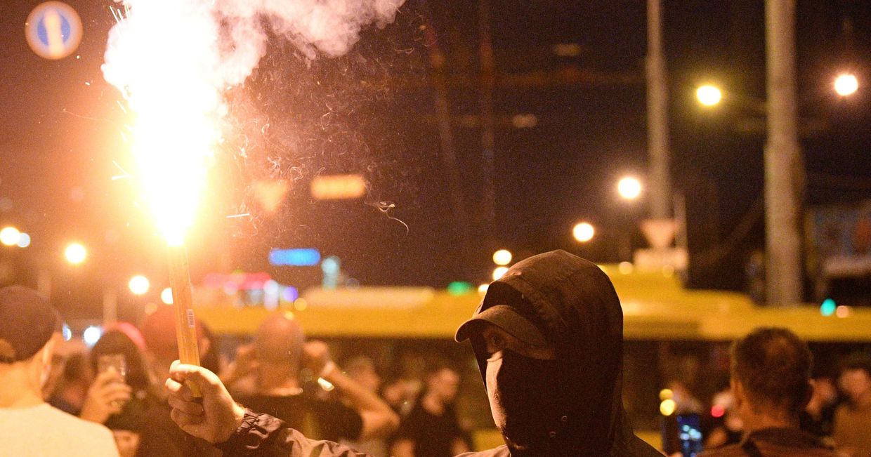 Протесты в Минске