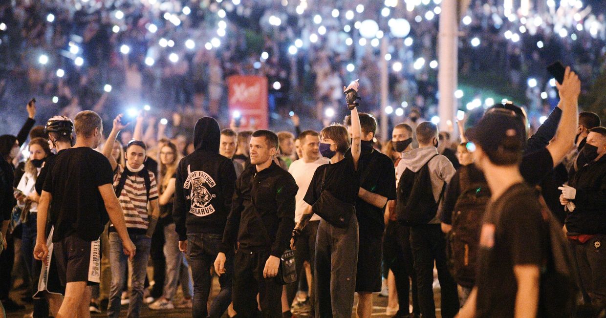 Протесты в Минске