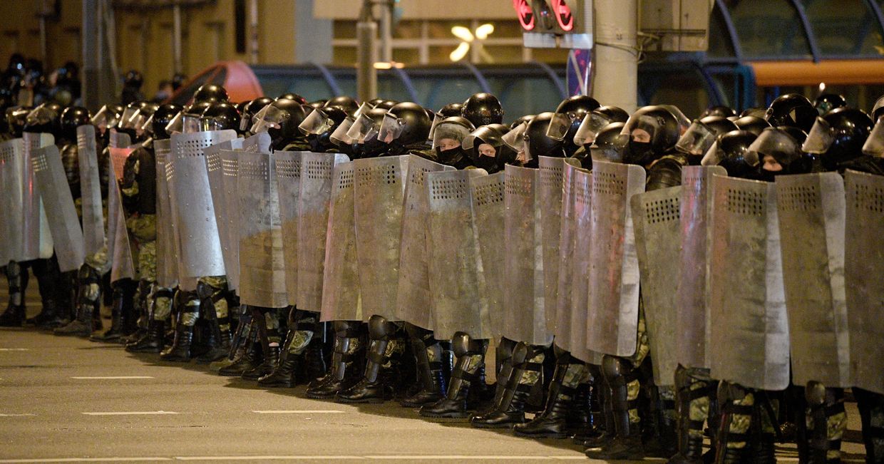 Протесты в Минске