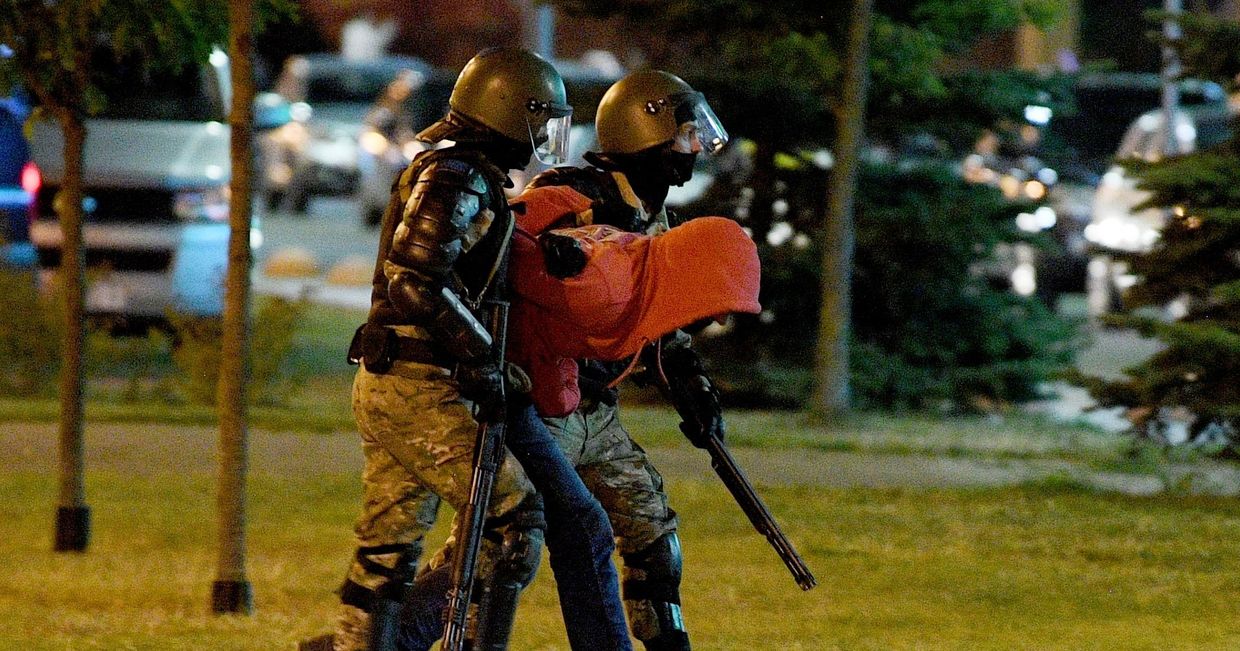 Протесты в Минске