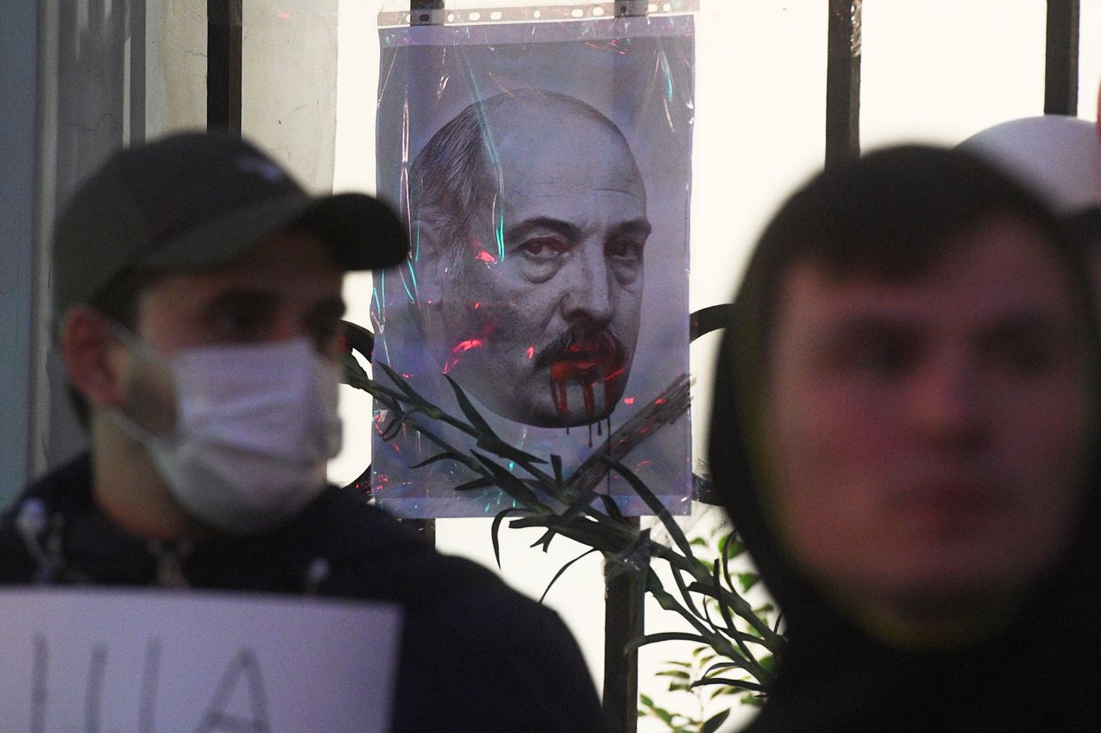 Ситуация у посольства Белоруссии в Москве