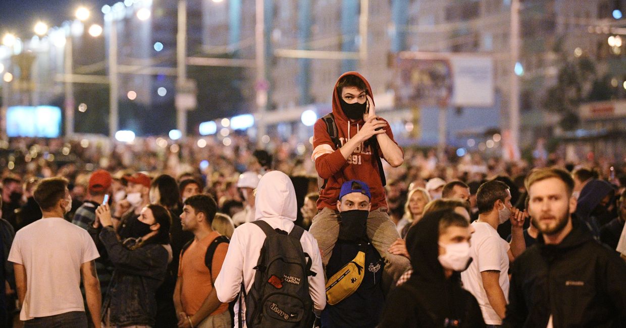 Протесты в Минске