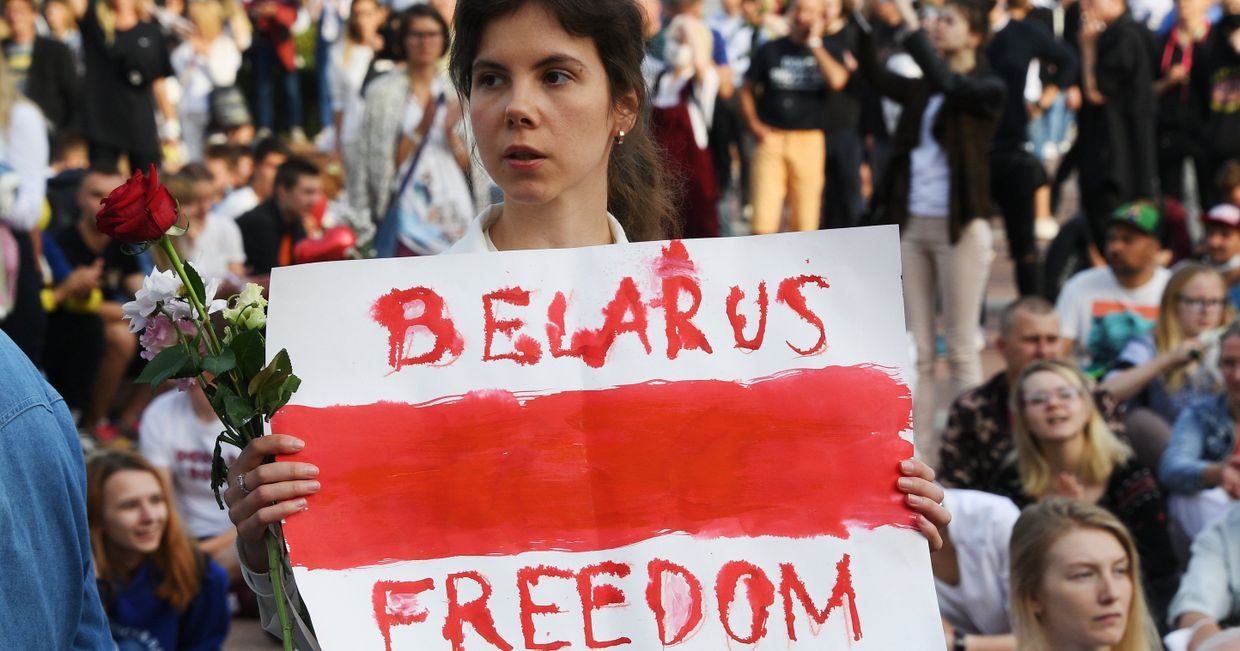 Протесты в Минске