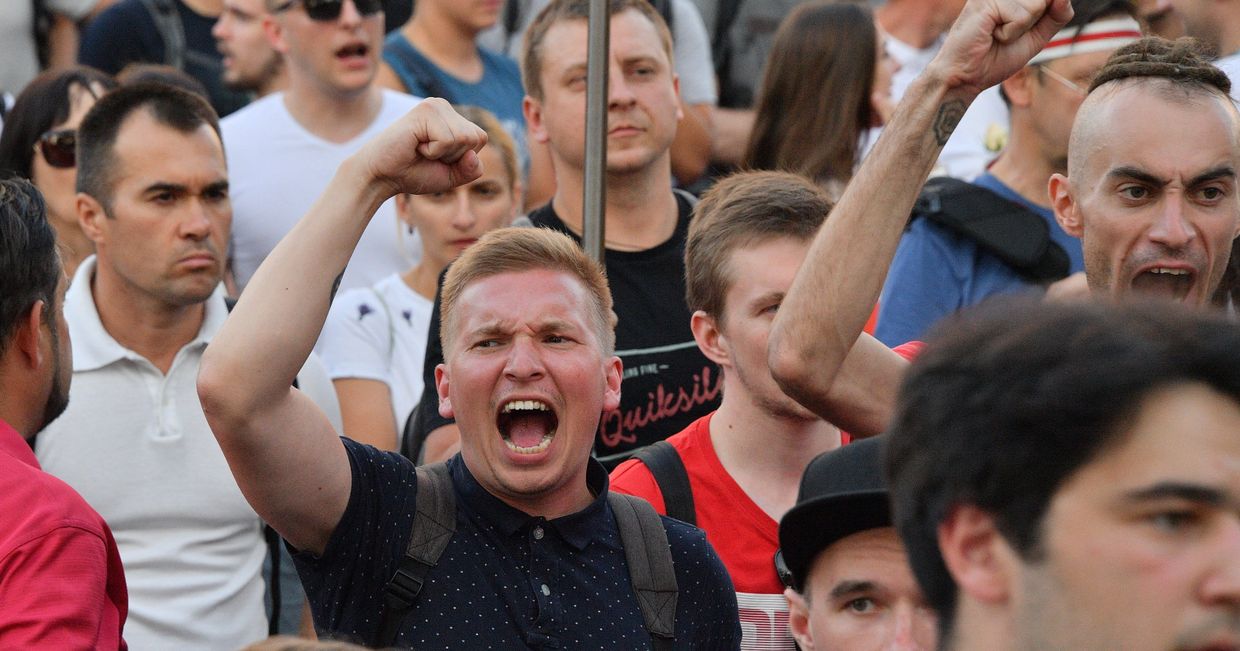 Протесты в Минске