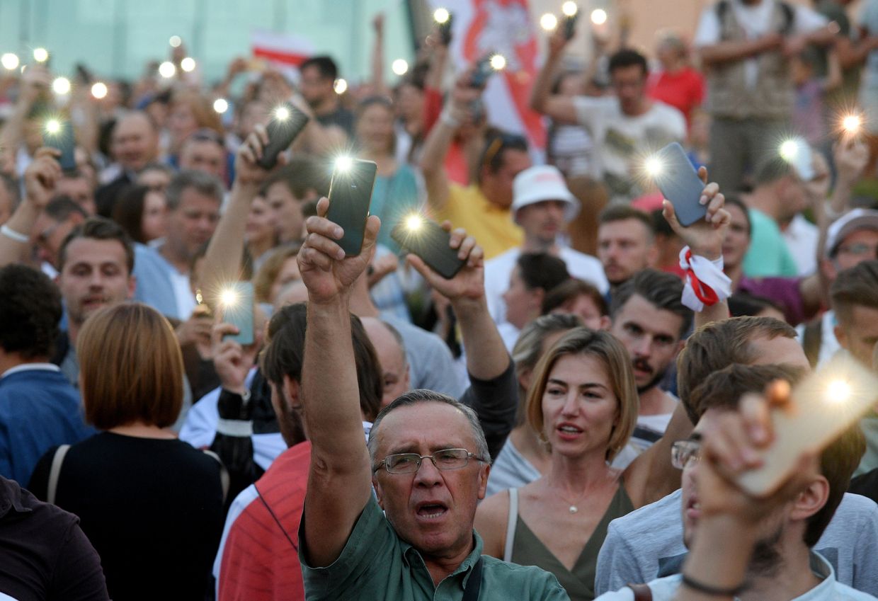 Протесты в Минске