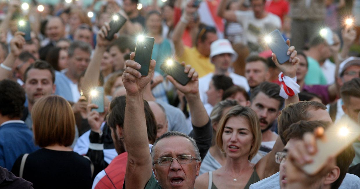 Протесты в Минске