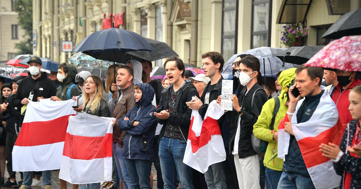 Протесты в Минске