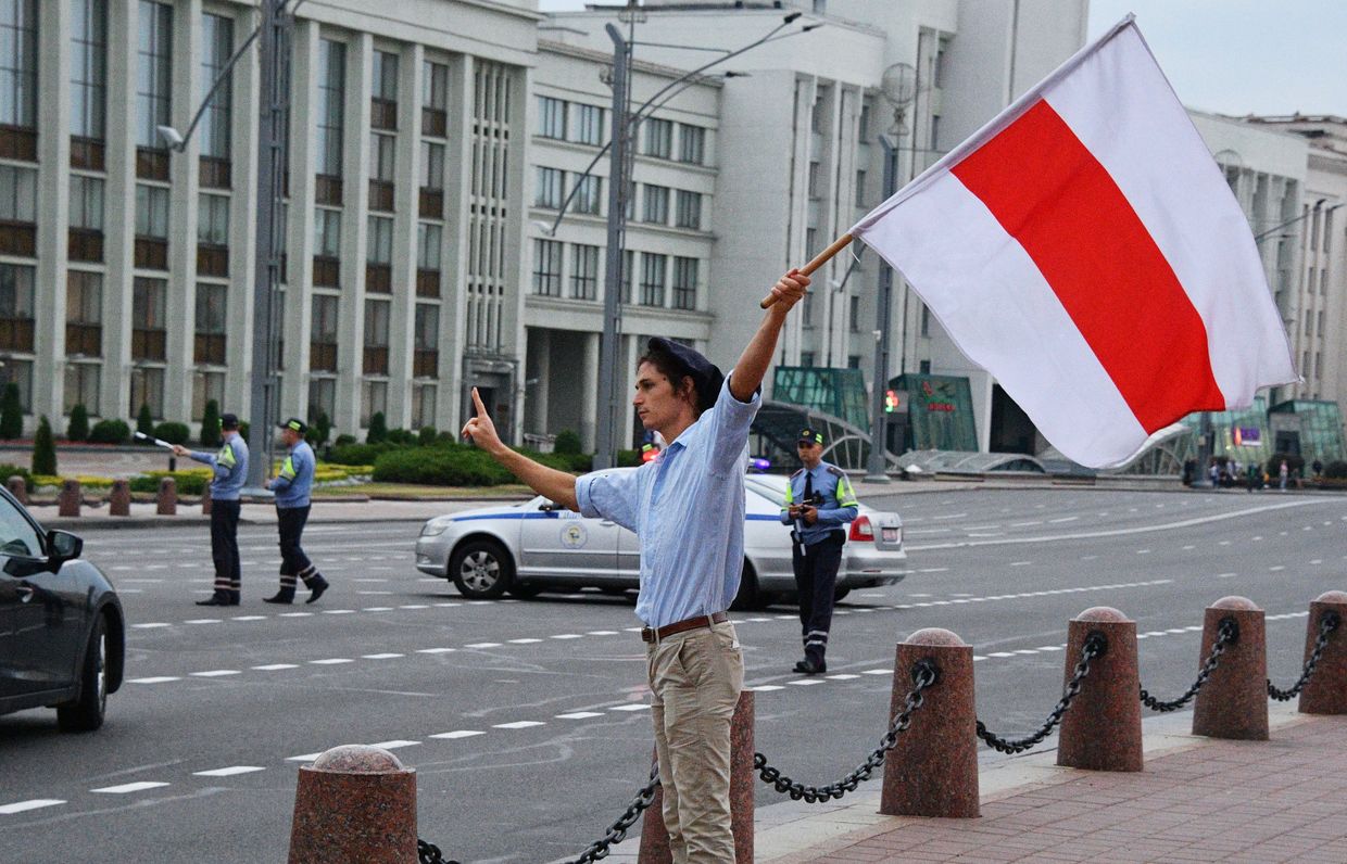 Акция протеста в Минске
