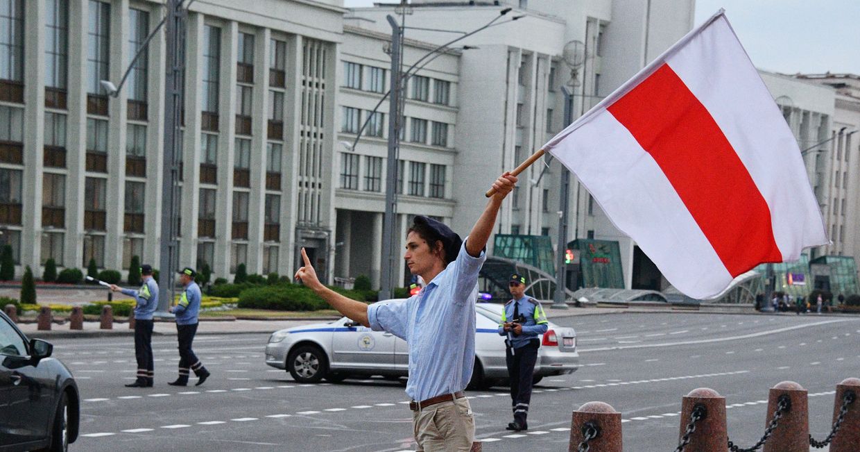 Акция протеста в Минске