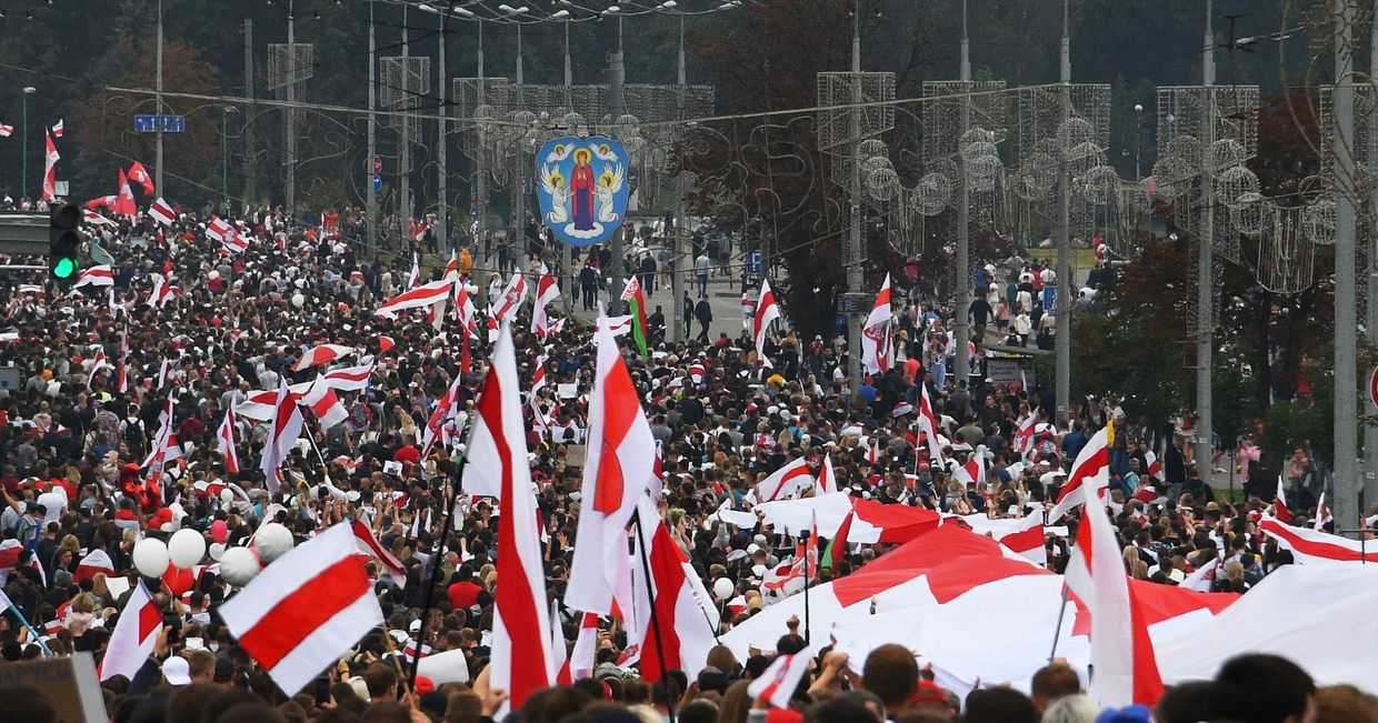 Акции протеста в Минске