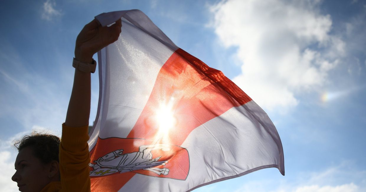 Мирная акция протеста в Минске