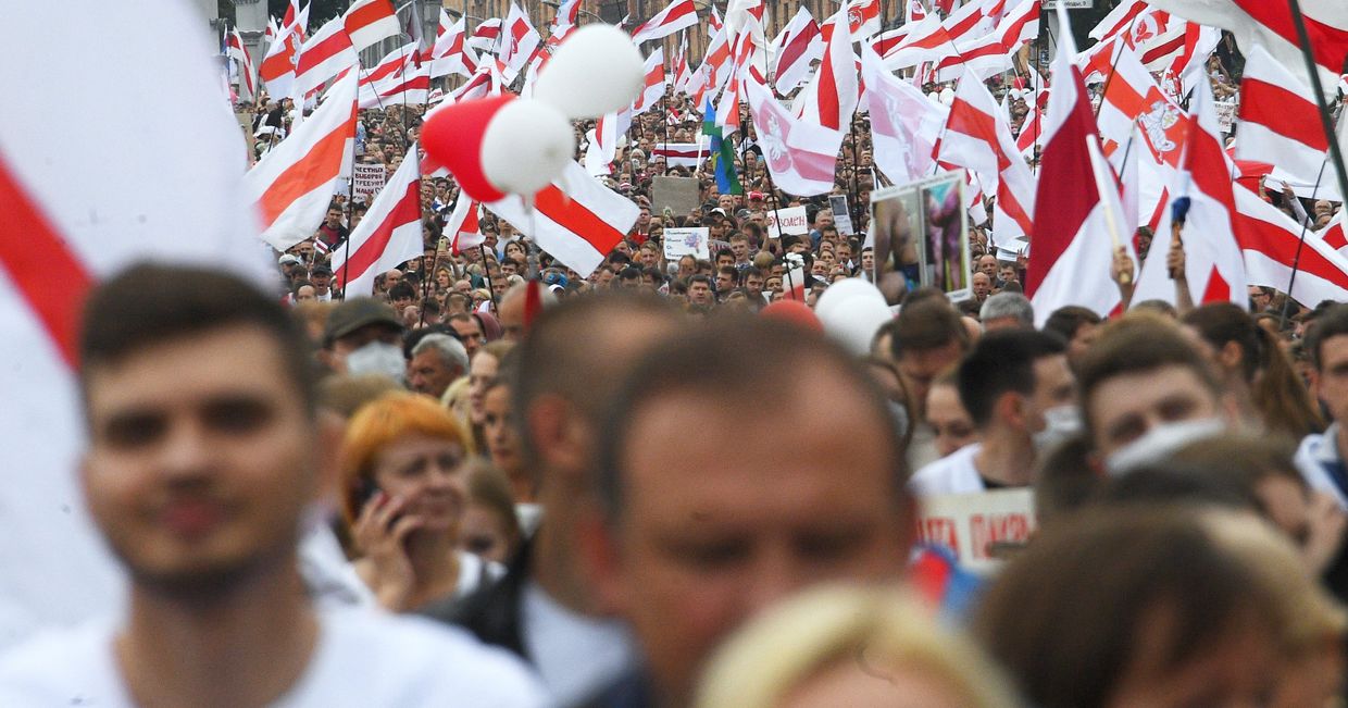 Акции протеста в Минске