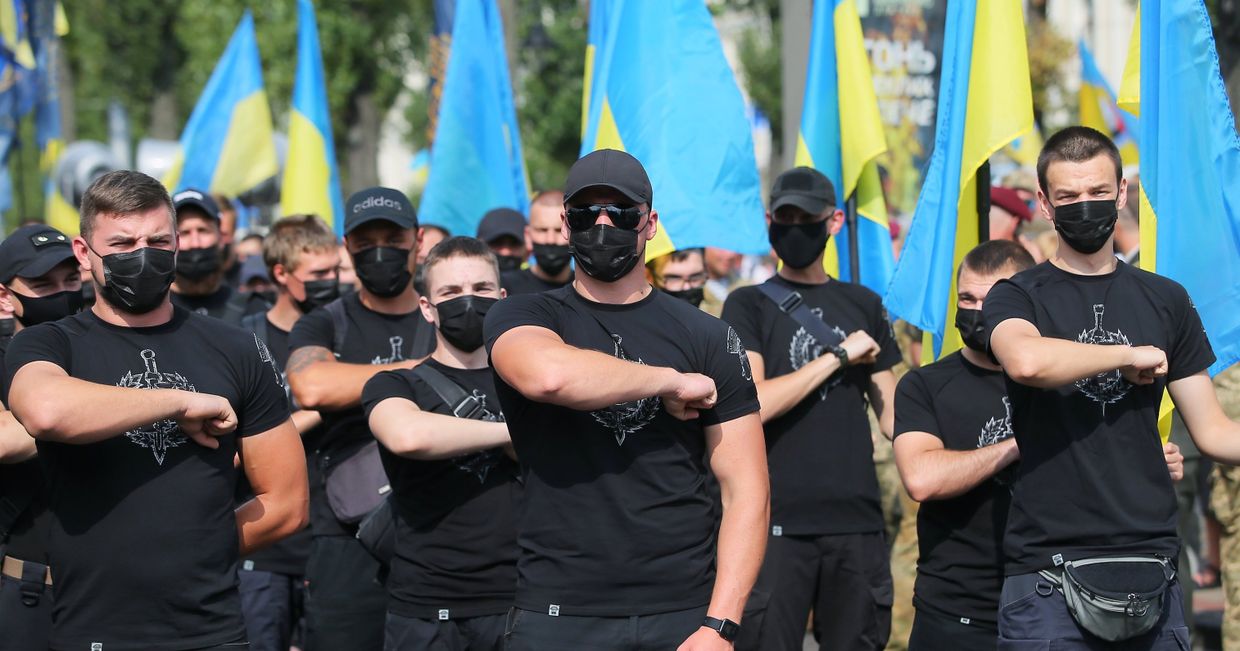 Марш защитников в Киеве Марш защитников в Киеве