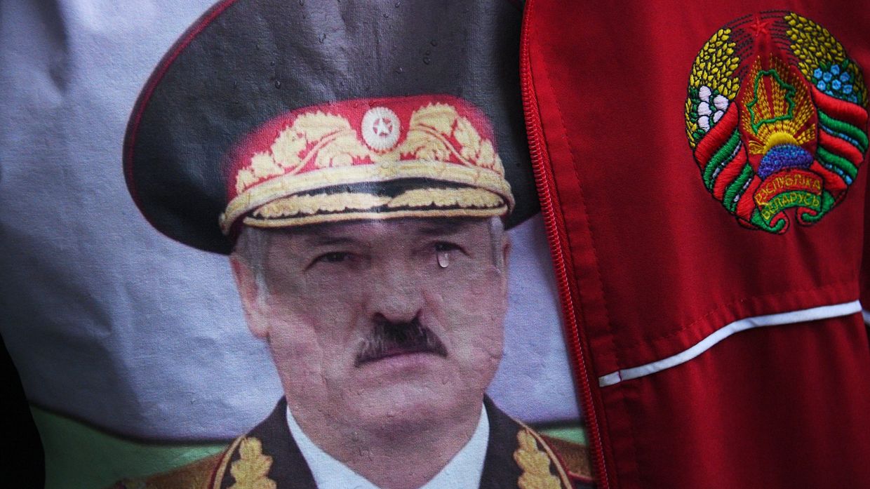 Акция в поддержку А. Лукашенко в Минске