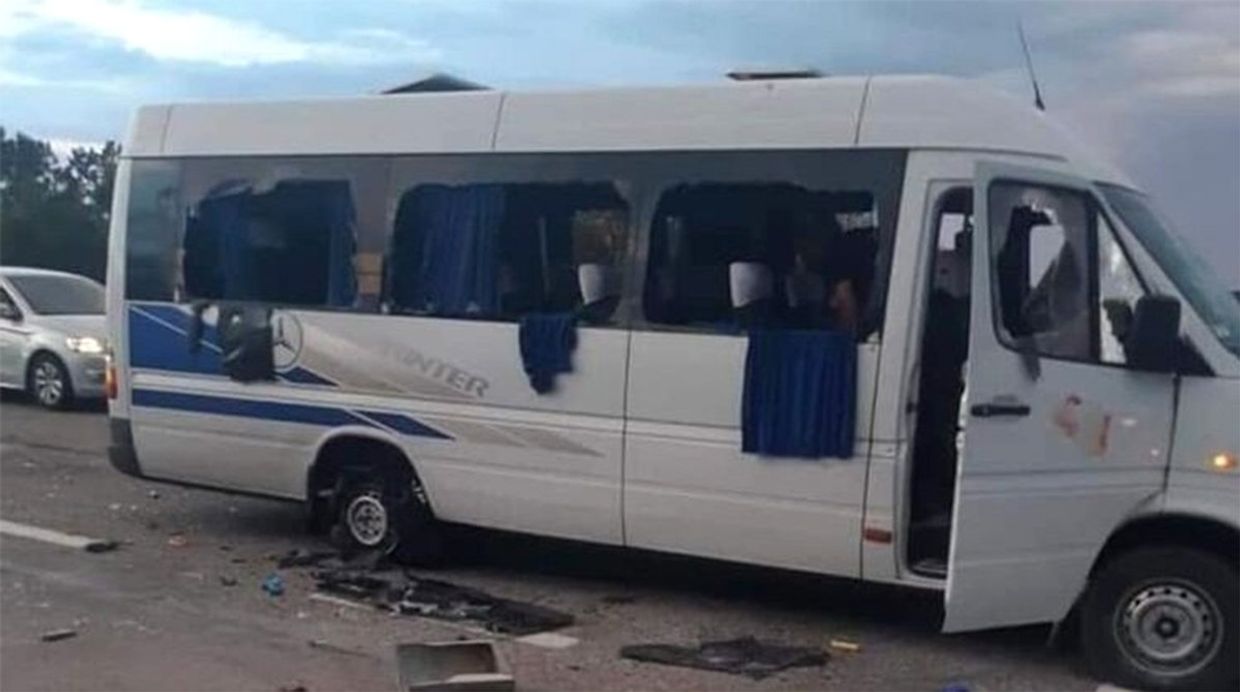 Расстрел автобуса под Харьковом