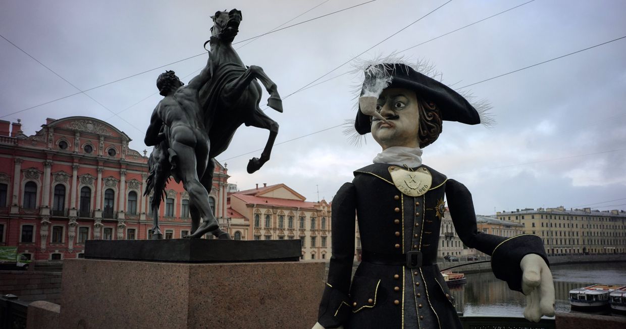 Акция театра Кукольный формат накануне Дня города в Санкт-Петербурге Акция театра Кукольный формат накануне Дня города в Санкт-Петербурге