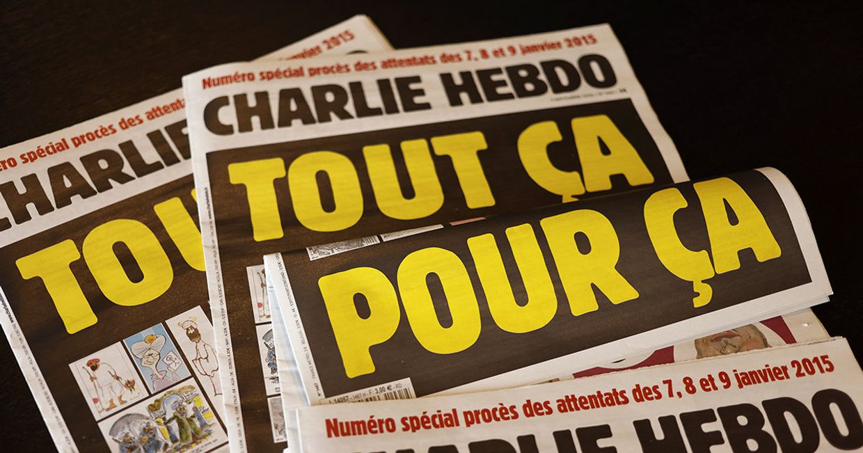 Обложки французского сатирического еженедельника Charlie Hebdo