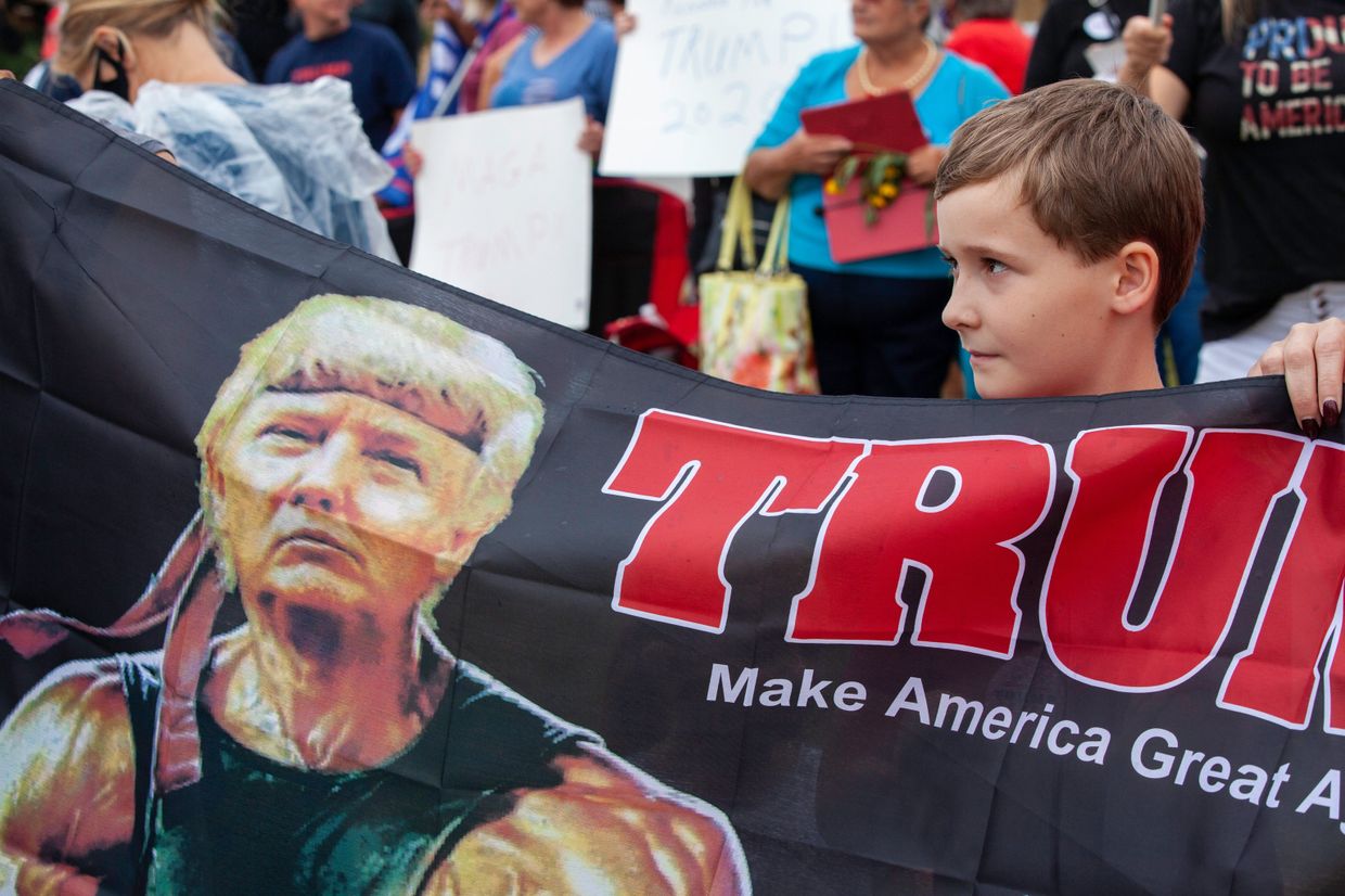 Прибытие президента США Д. Трампа в Висконсин