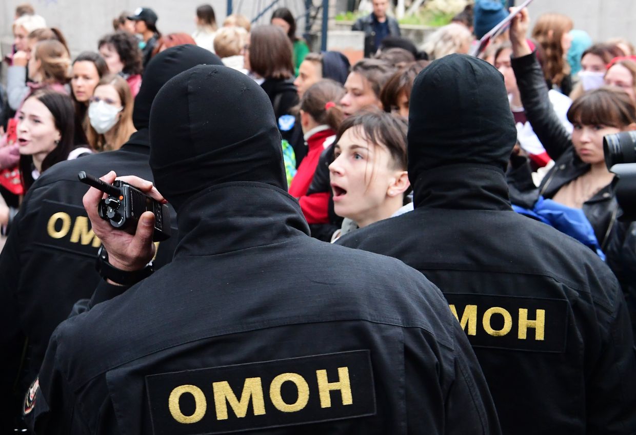 Акция оппозиции в Минске