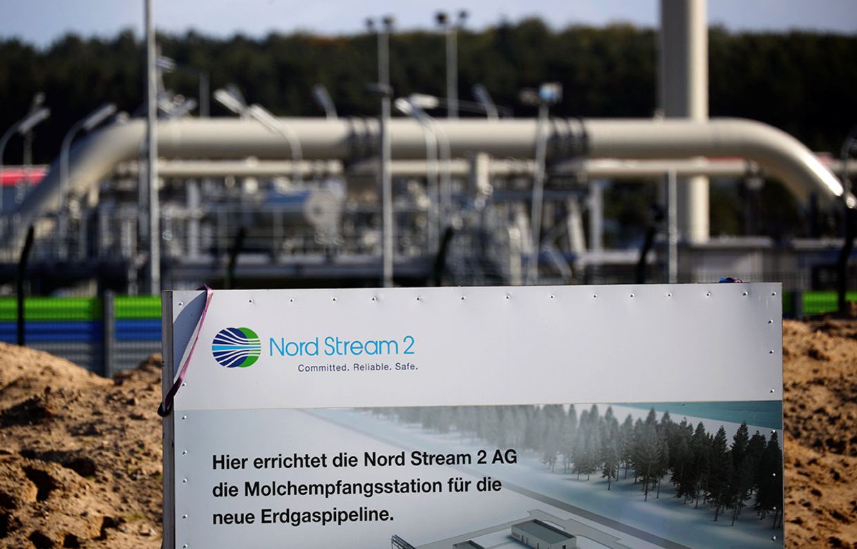 Строительство газопровода Северный поток-2 в Германии