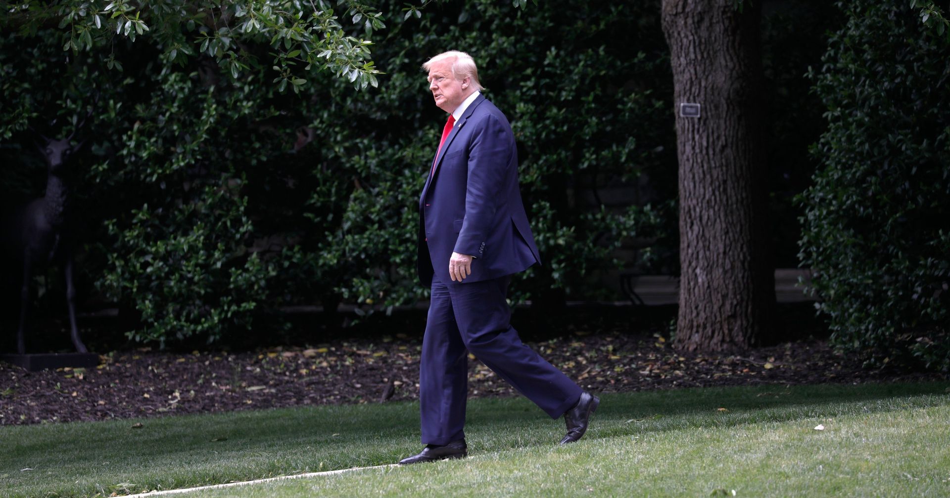 Дональд Трамп на южной лужайке Белого дома - ИноСМИ, 1920, 24.05.2021