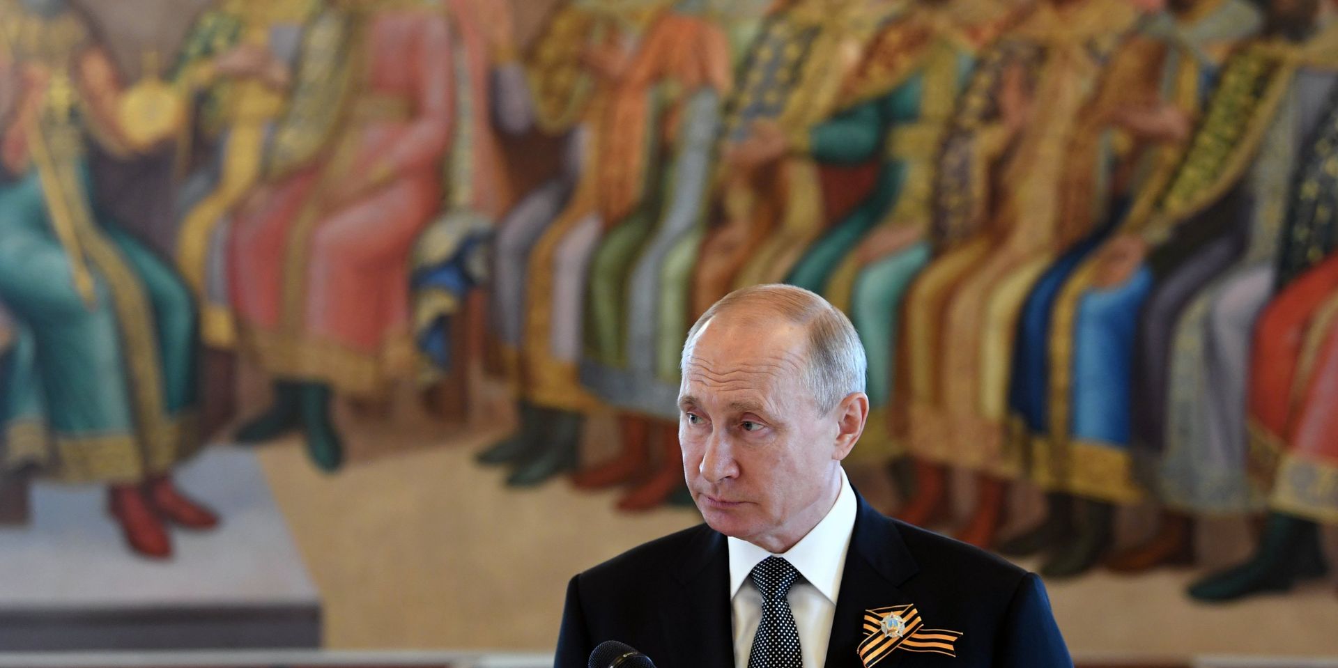 Президент РФ Владимир Путин на приеме в Кремле для глав государств, приглашенных на военный парад в ознаменование 75-летия Победы в Великой Отечественной войне - ИноСМИ, 1920, 12.02.2021
