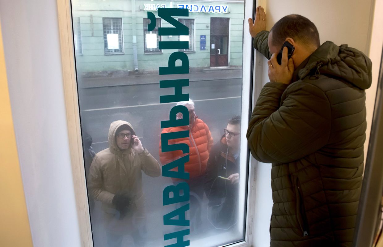 Открытие штаба Алексея Навального в Санкт-Петербурге