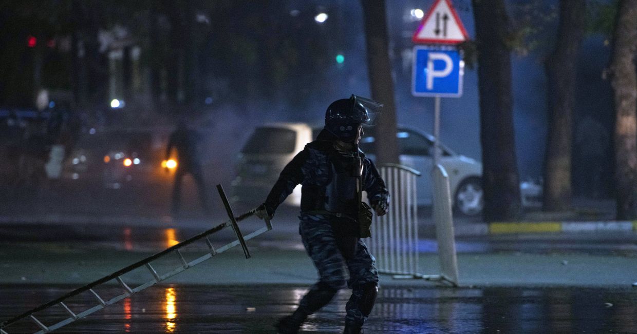 Акция протеста в Бишкеке Акция протеста в Бишкеке
