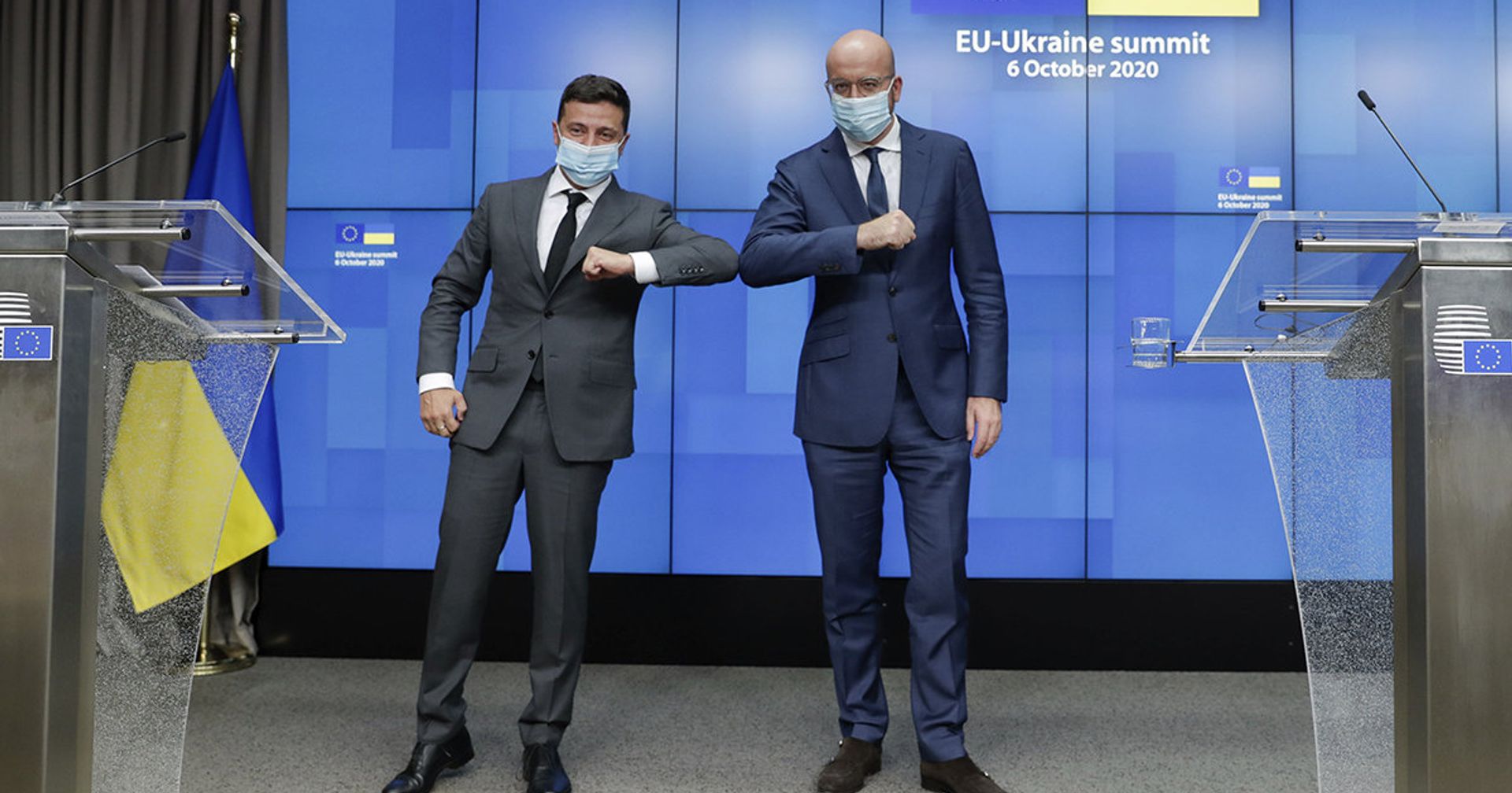 Президент Европейского Совета Шарль Мишель и президент Украины Владимир Зеленский - ИноСМИ, 1920, 04.03.2021