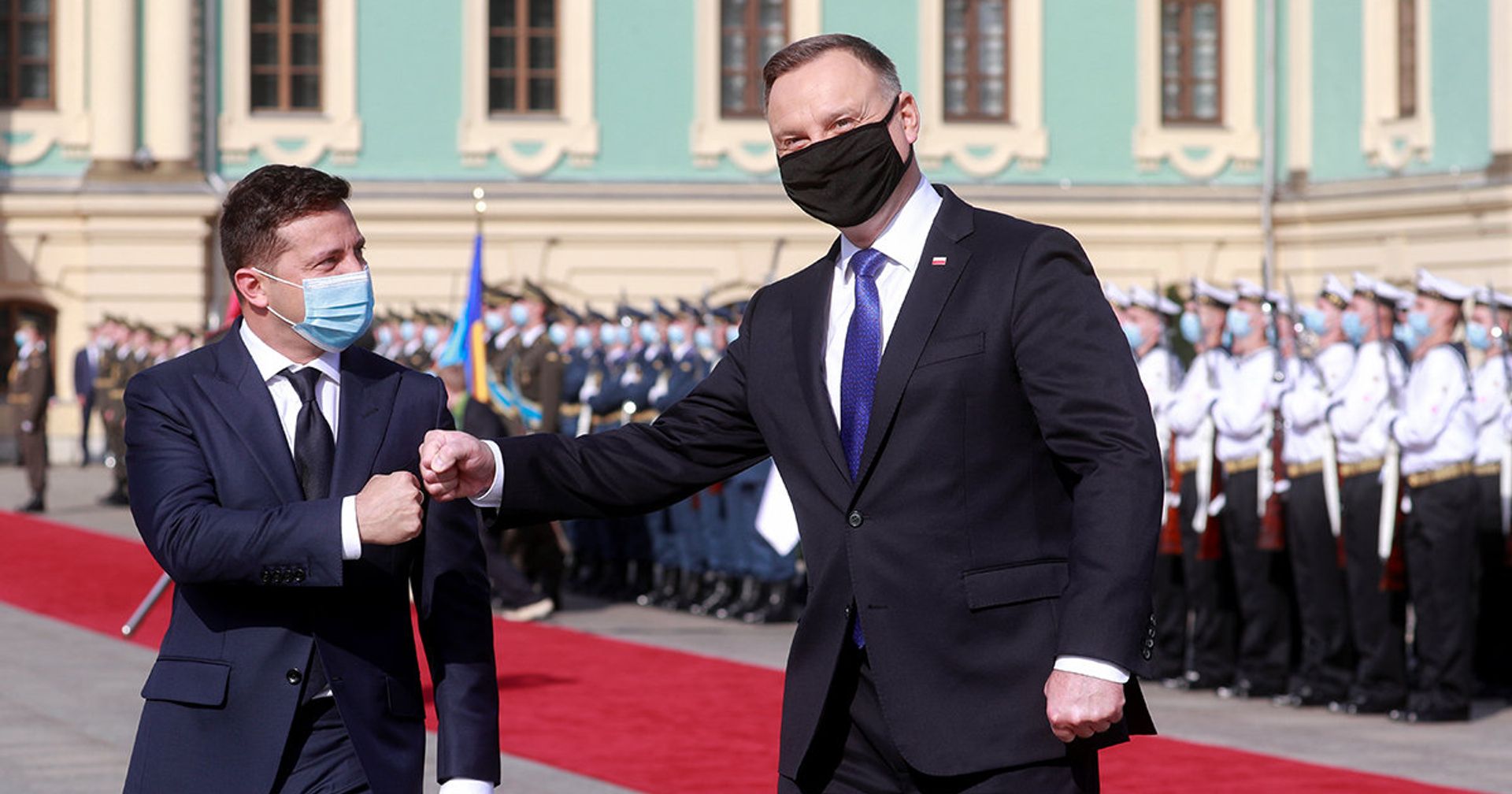 Президент Украины Владимир Зеленский и президент Польши Анджей Дуда Президент Украины Владимир Зеленский и президент Польши Анджей Дуда - ИноСМИ, 1920, 24.10.2020