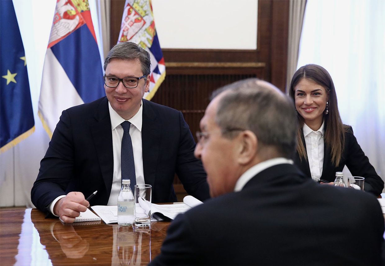 Рабочий визит главы МИД РФ С. Лаврова в Сербию