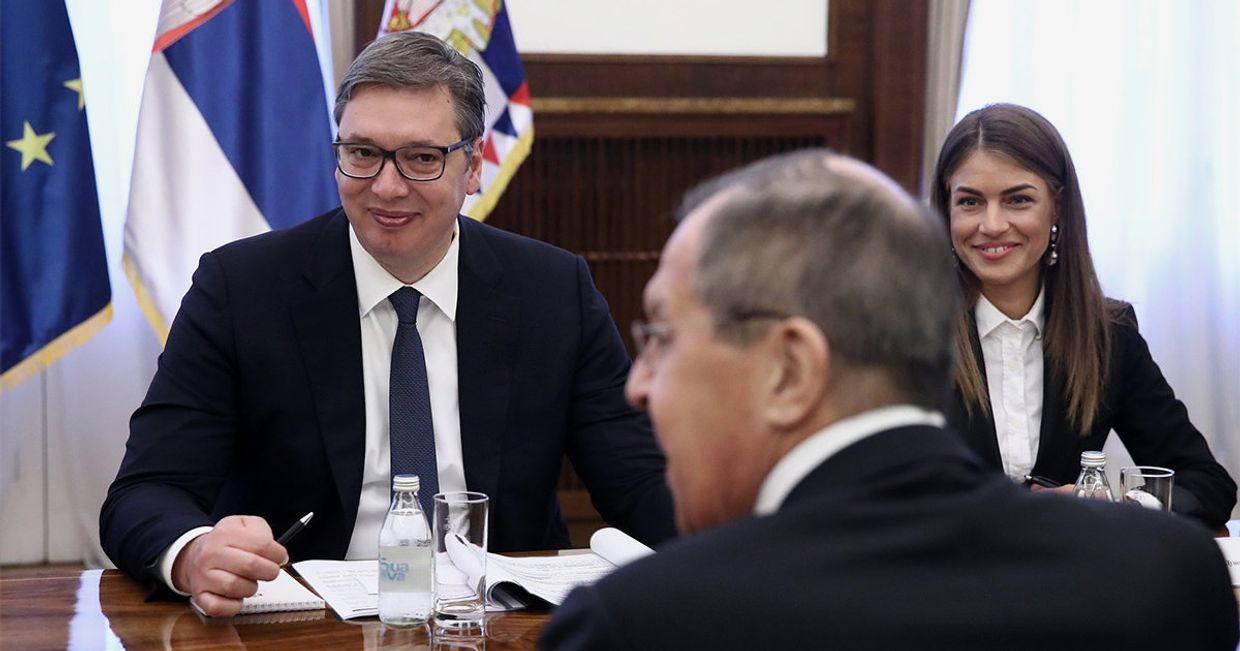 Рабочий визит главы МИД РФ С. Лаврова в Сербию