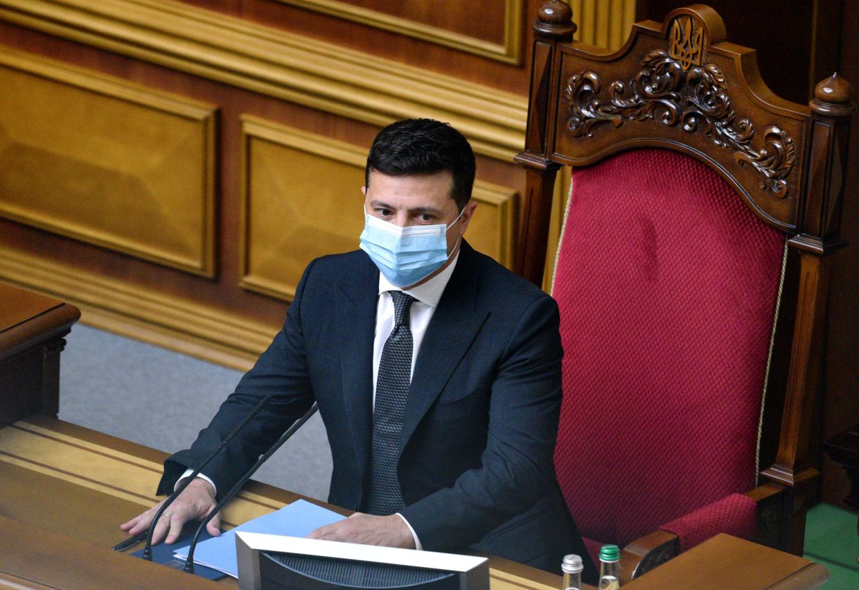 Выступление В. Зеленского на заседании Рады