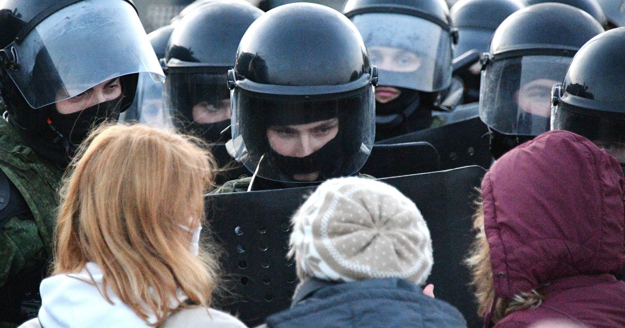 Акция протеста оппозиции в Минске