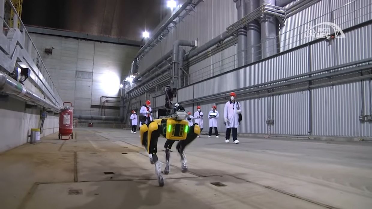 Робот Boston Dynamics на ЧАЕС