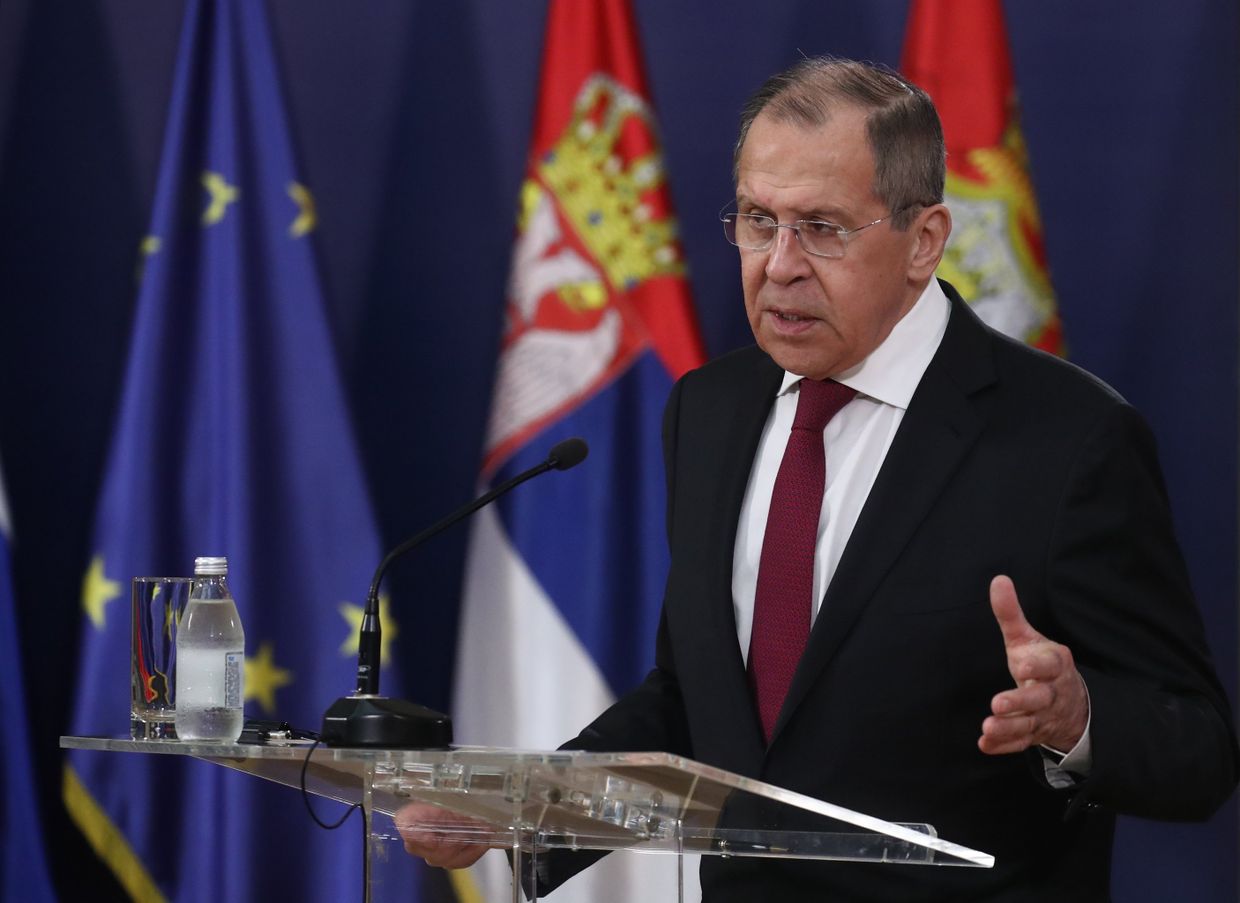 Рабочий визит главы МИД РФ С. Лаврова в Сербию