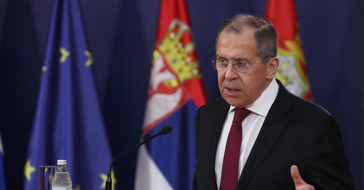 Рабочий визит главы МИД РФ С. Лаврова в Сербию