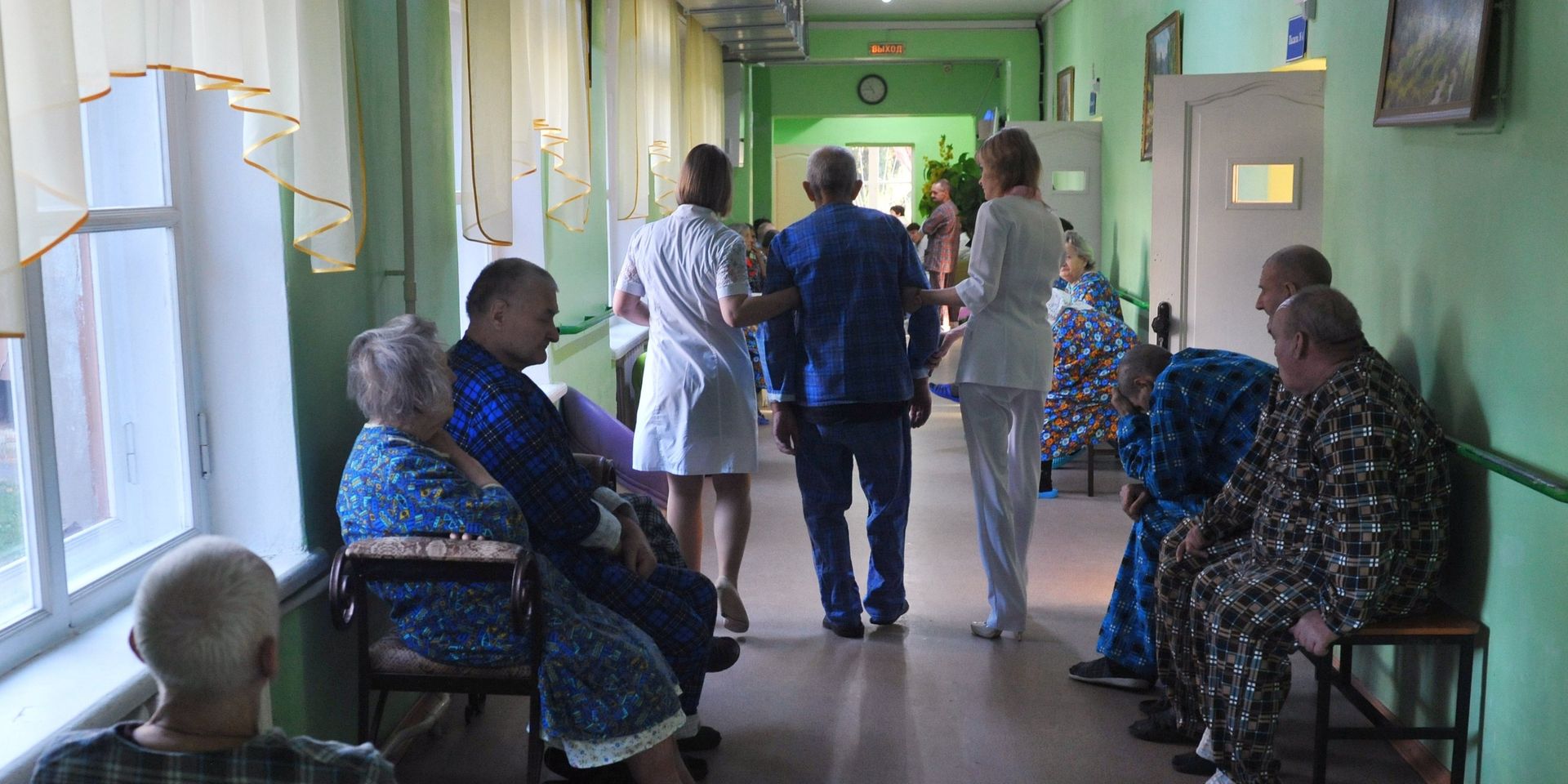 Пациенты в психосоматическом отделении Тамбовской областной больницы - ИноСМИ, 1920, 30.10.2020