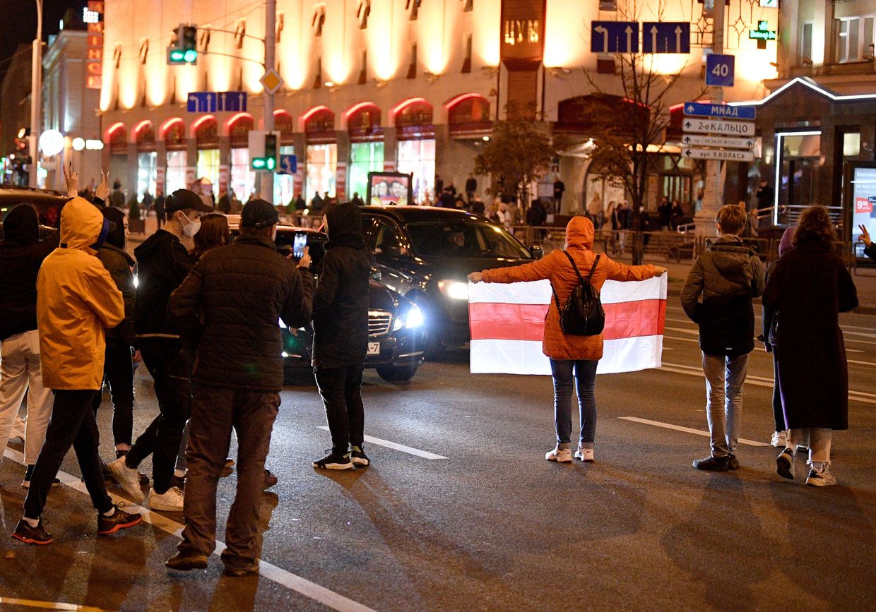Акция протеста в Минске