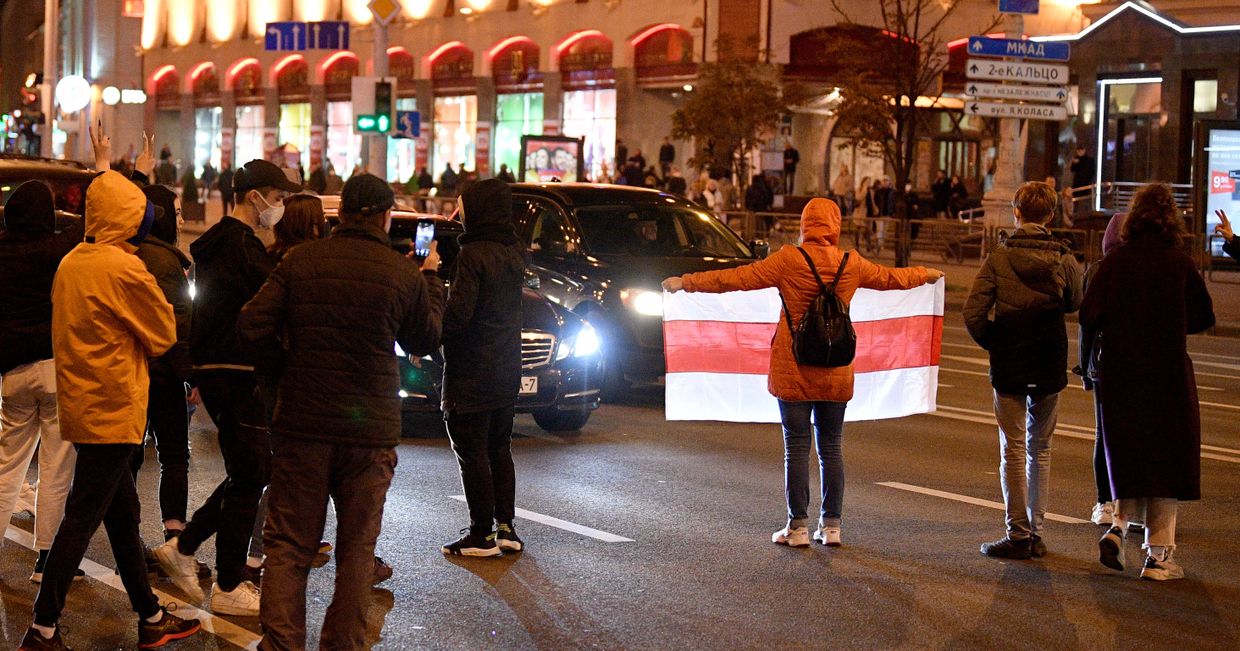 Акция протеста в Минске