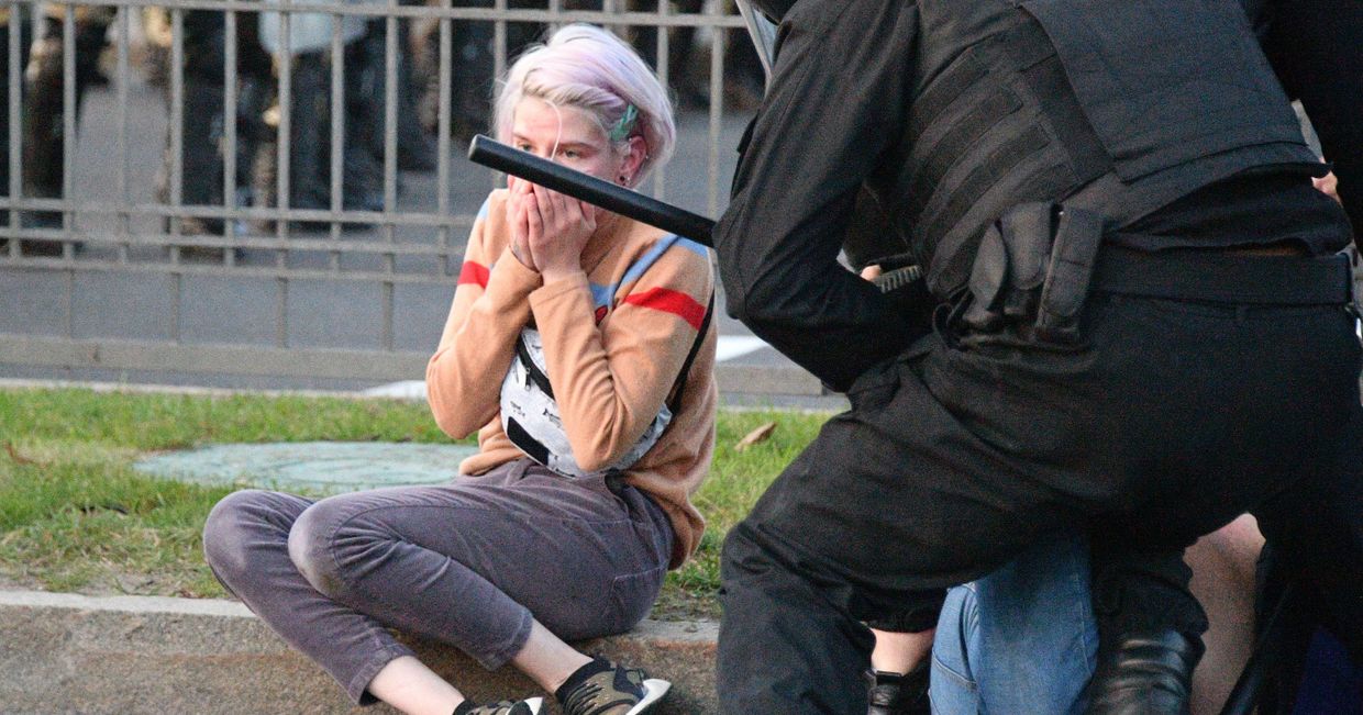 Акции протеста оппозиции в Минске